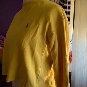Yellow polo crewneck